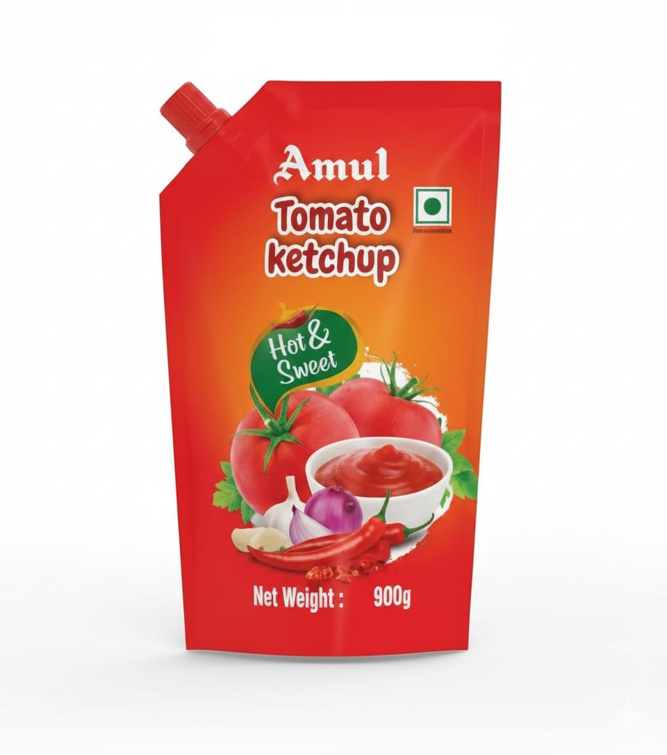 Amul Hot and Sweet Tomato Ketchup